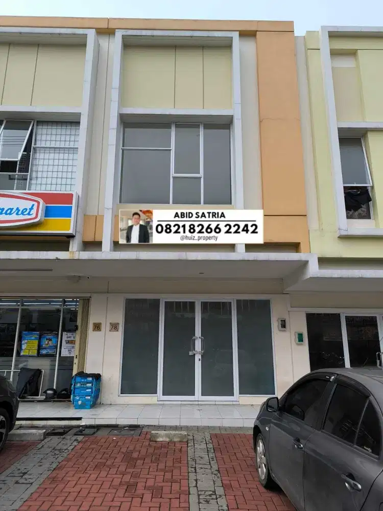 ruko 2 lantai hadap jalan di bavaria grande gading serpong