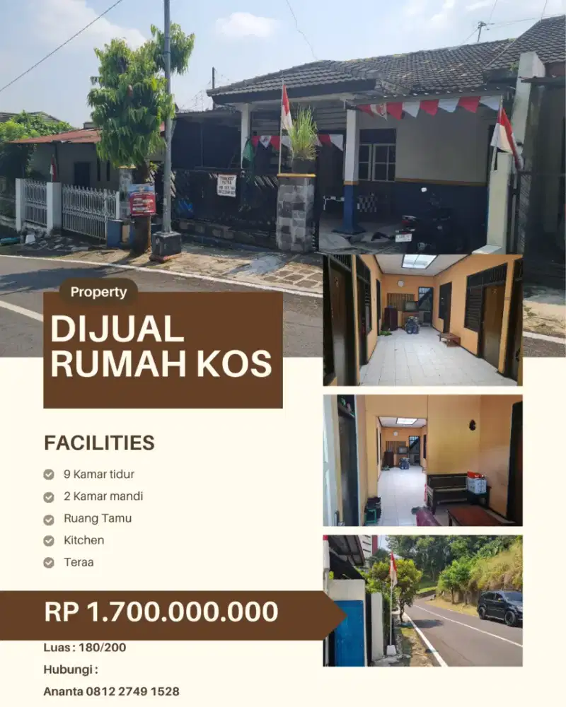 Di Jual Rumah Kos