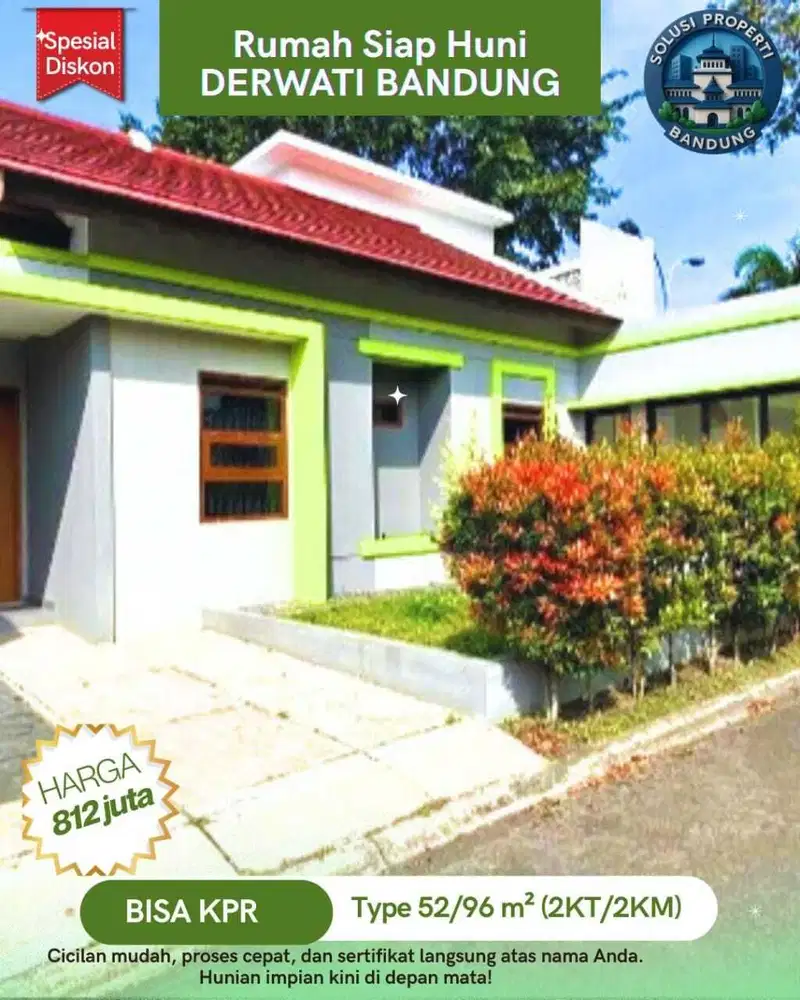 Rumah Compact di Bandung summarecon kcic derwati ciwastra