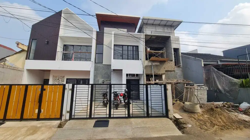 Rumah Baru Murah 2 Lantai di Kayuringin, Bekasi 8 menit Tol Barat, SHM