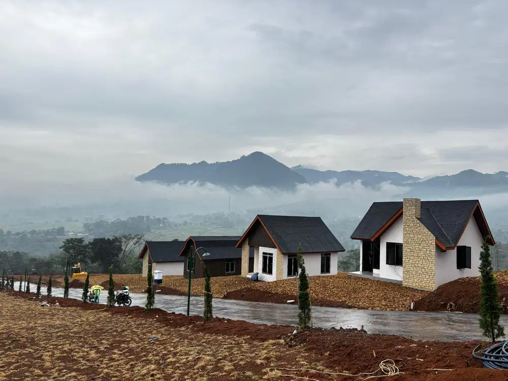 Tanah murah view pegunungan estetik gunung HANJAWONG legalitas SHM