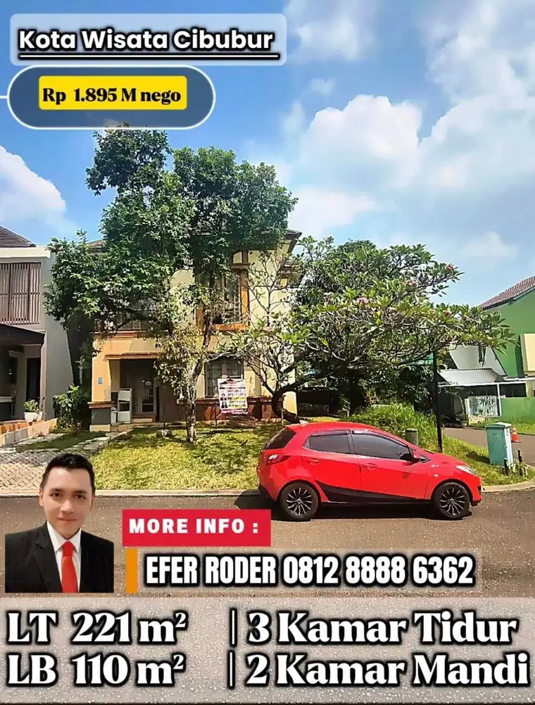 Posisi Hook dijual murah kota wisata Cibubur