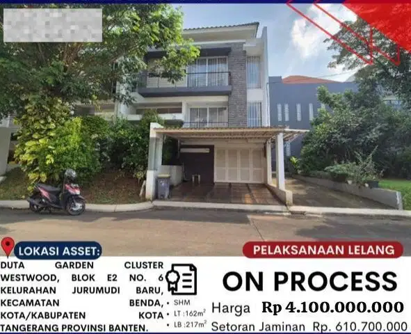 Rumah cluster  mewah murah di Tangerang kota