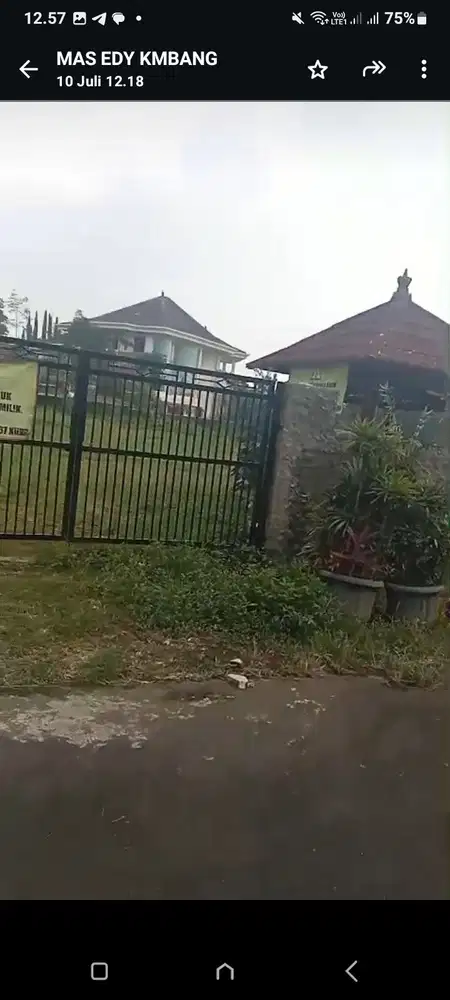 DI JUAL TANAH KAWASAN VILLA BUKIT TRAWWS VIEW GUNUNG