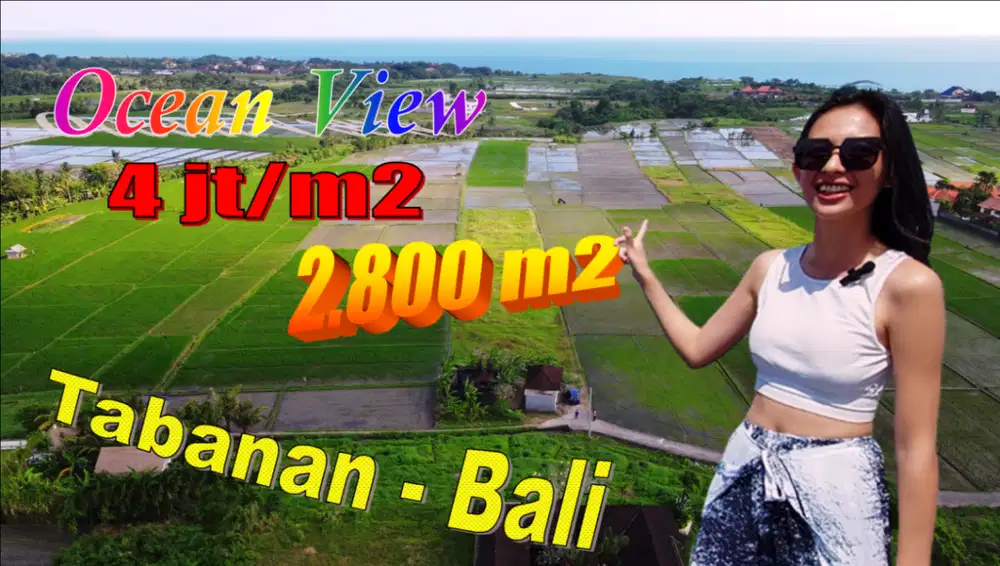 Strategis Area Kediri 28 Are dekat Pantai, Tanah Siap Bangun