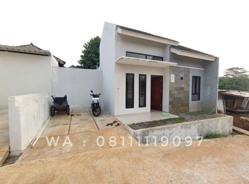 Rumah Murah Townhouse 2 Kamar 7 menit ke Stasiun Bojong Gede