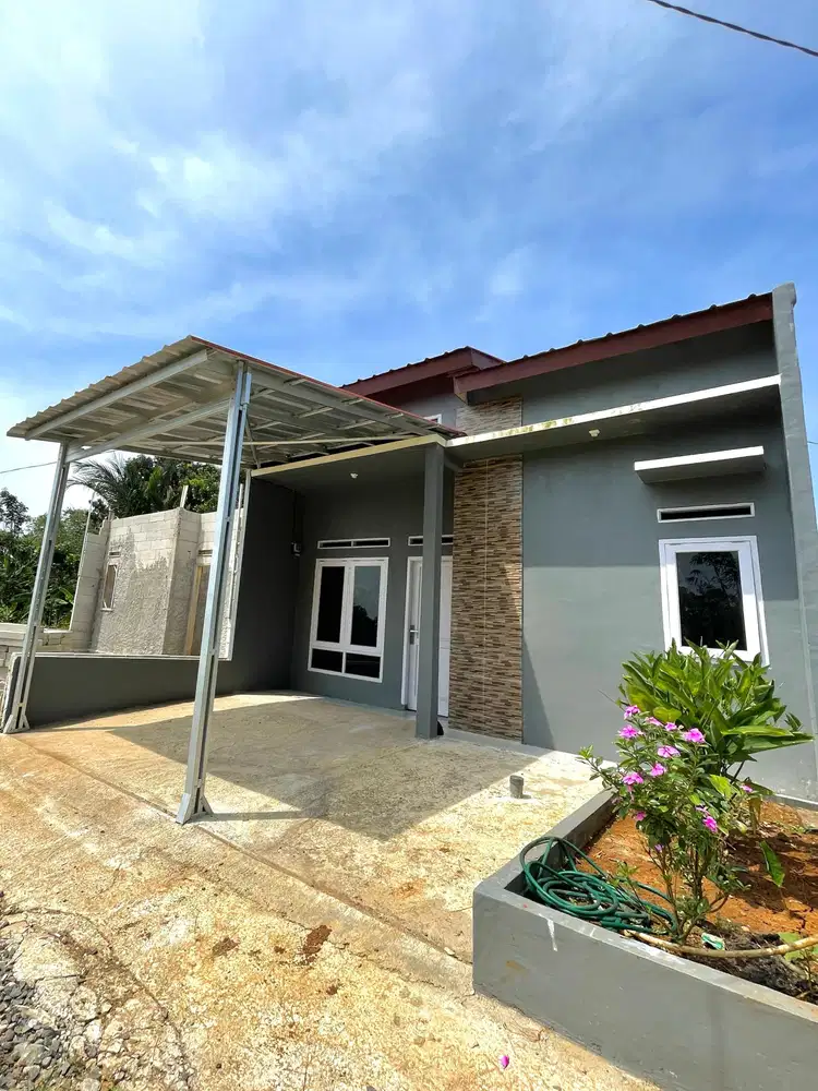 Dijual rumah modern bonus motor beat CBS