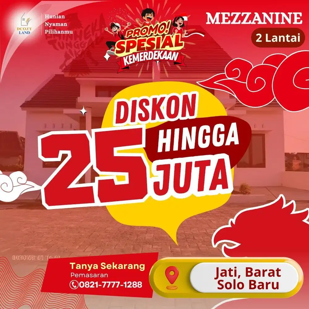 Rumah dekat stasiun KRL Gawok