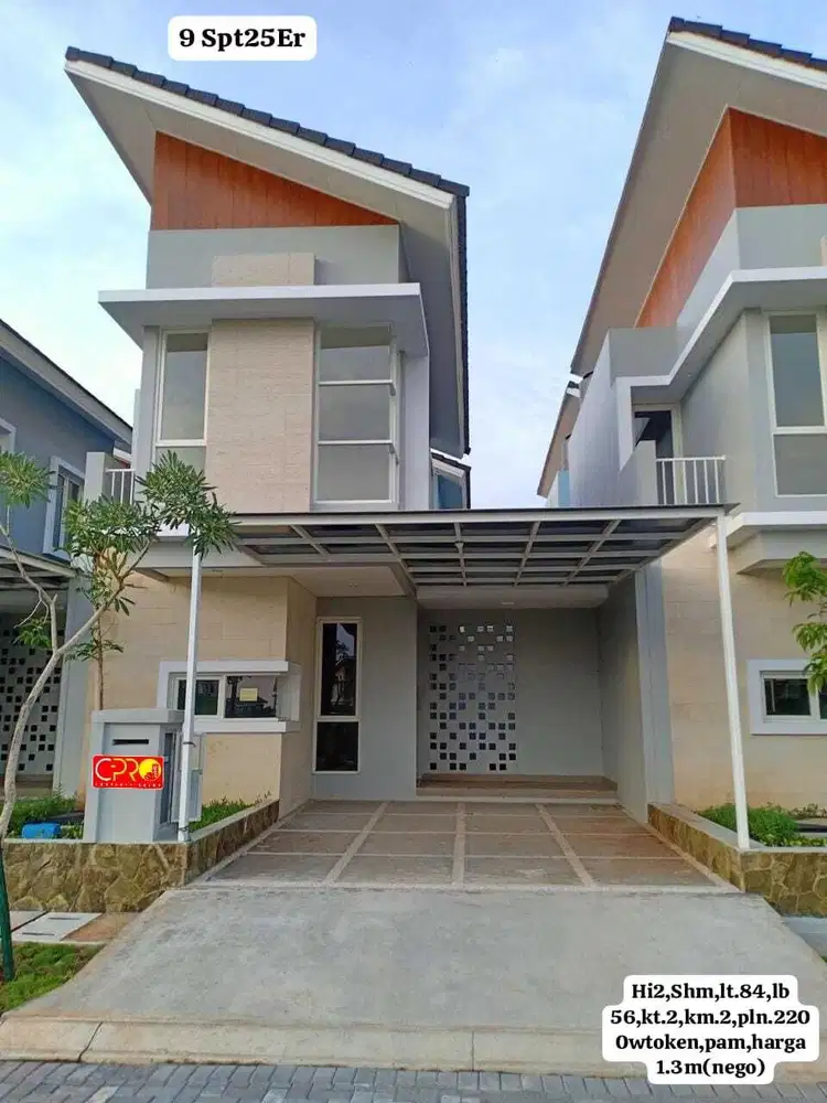 Rumah Minimalis Modern di Cluster Harapan Indah Akses Mudah dr Jakarta
