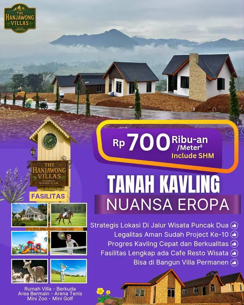 Bangun villa impianmu di the hanjawong villas yang indah dan sejuk