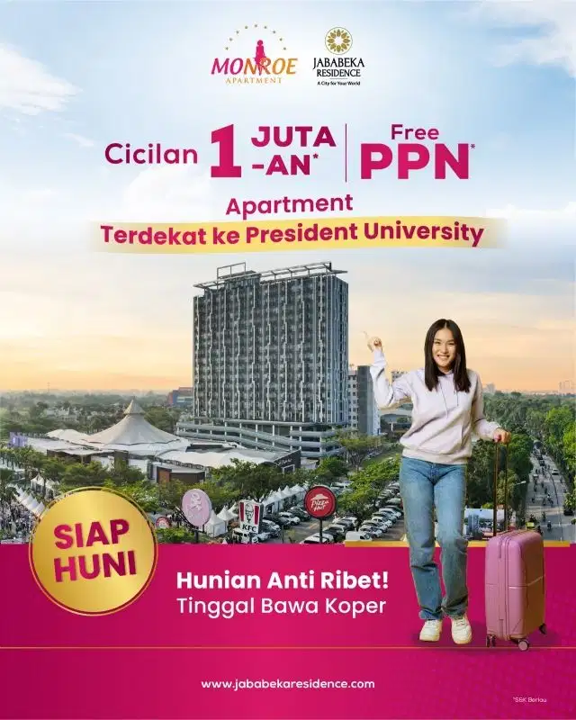 Monroe Apartment  Jababeka Cikarang  bekasi