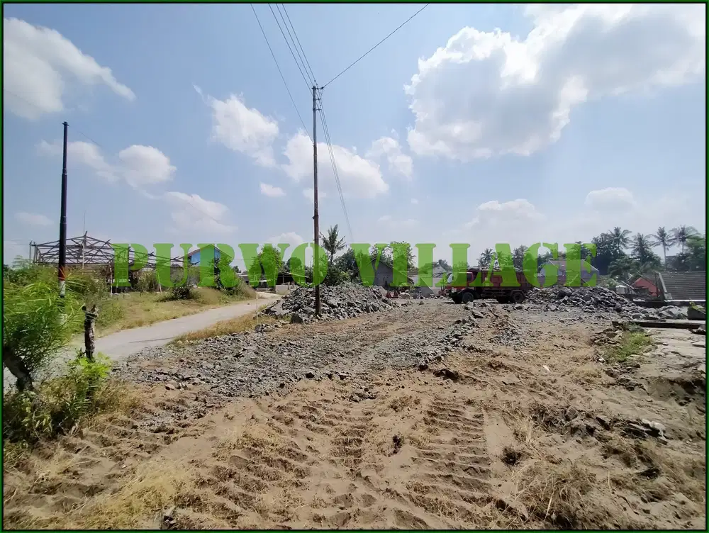 Tanah Ideal Hunian Timur Toll Jogja-Solo, Siap Bangun Lokasi Kalasan