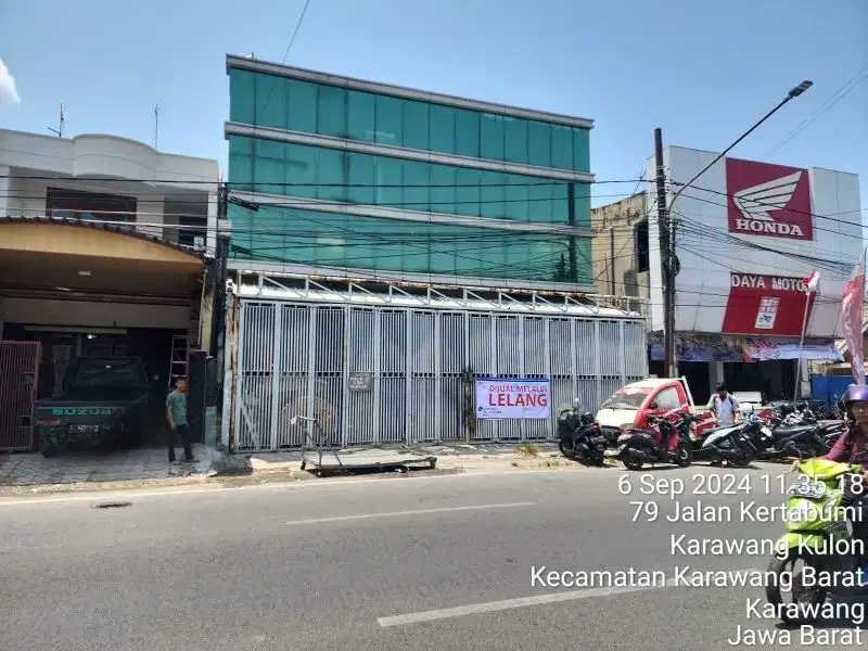 Di lelang/AJB Ruko jl. raya kertabumi no. 1, karawang barat