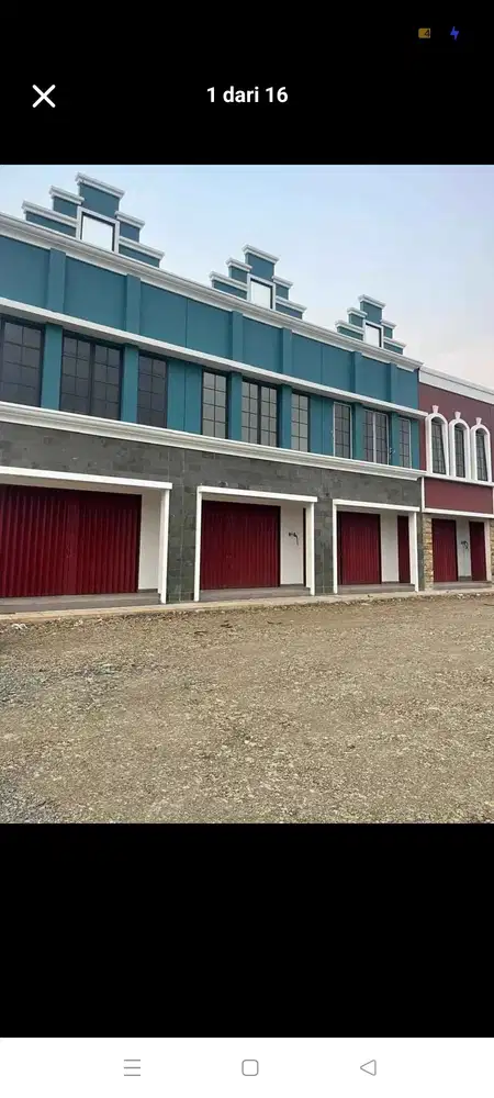 Ruko 2 lantai DP ready cocok untuk sewa,kantor, dagang,kota sutera Ik