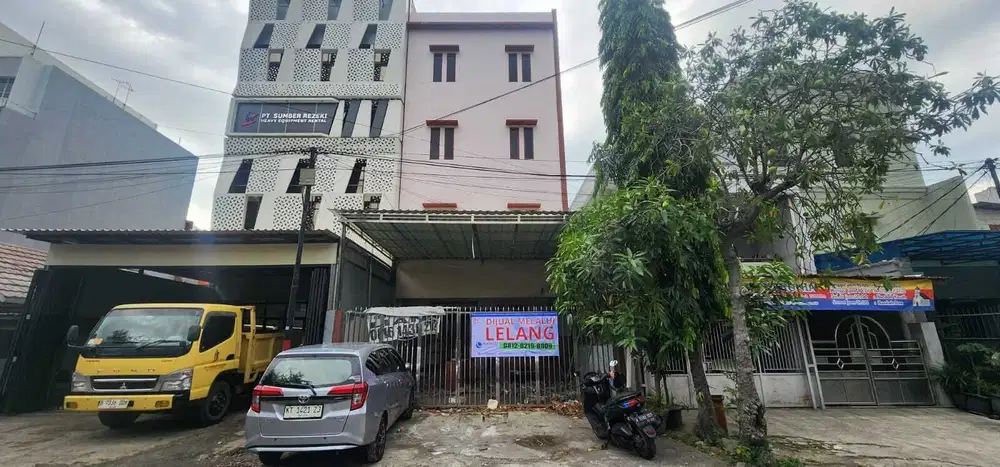 Di Lelang Ruko strategis 4 lantai lt 156 m2 Tanjung priuk