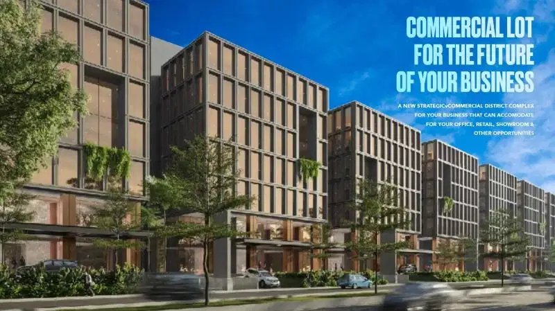 Dijual Commerical Lot Luas 1.223,8 m² Lokasi CBD Karawaci Tangerang