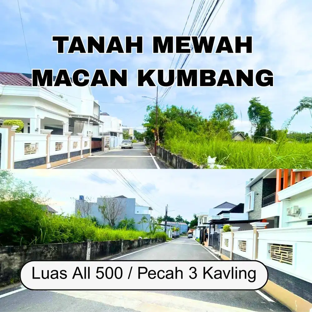 JUAL TANAH MEWAH MACAN KUMBANG PALEMBANG