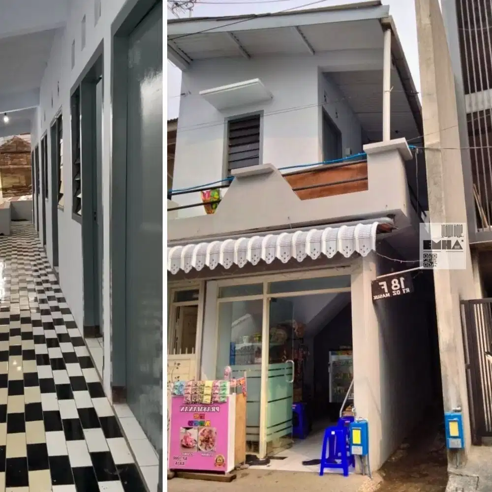 Rumah Kos Aktif Full Penghuni dan Toko Jalan Bunga Bunga Suhat Malang