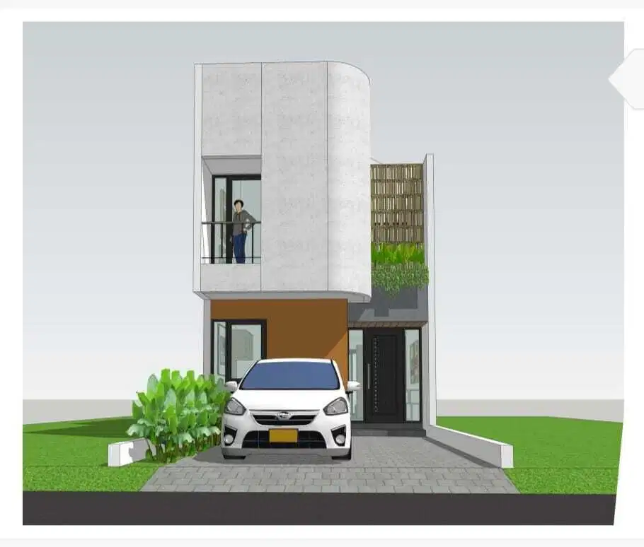 Rumah 2 lantai  samping toll Jatiasih