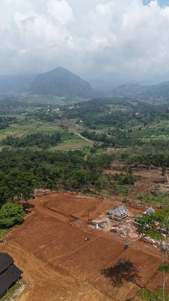 Tanah murah legalitas aman akses mudah view pegunungn gunung HANJAWONG