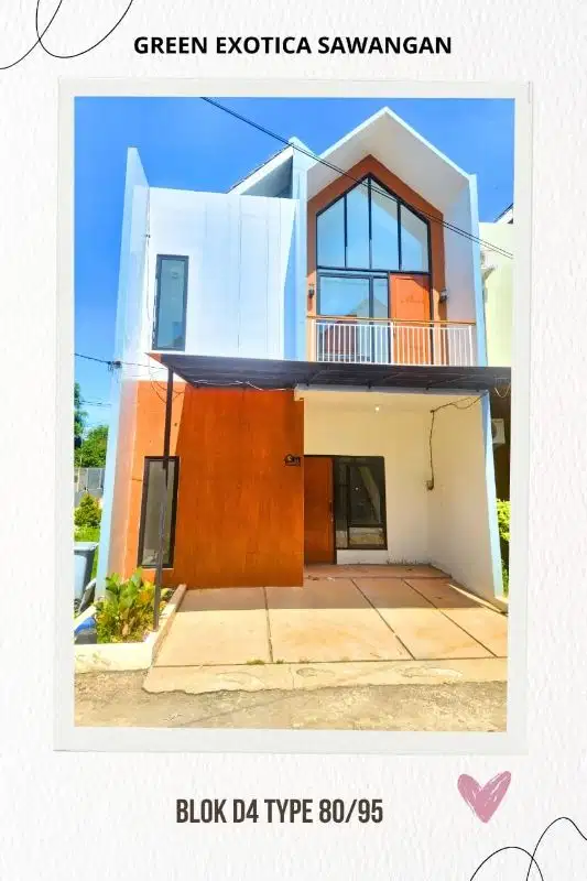 SIAP HUNI Rumah FREE BEA2 TNPA DP akses Raya sawangan Bedahan