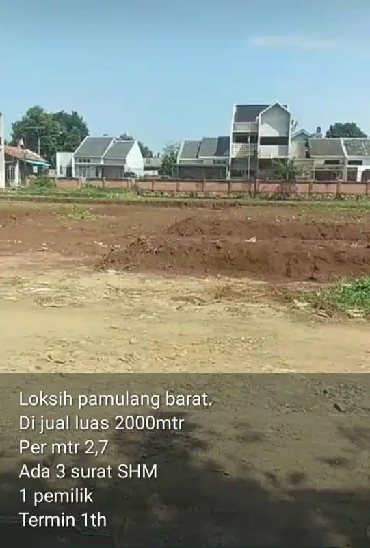 tanah murah Pamulang Barat