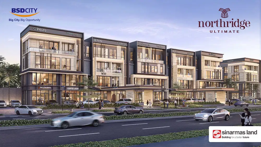 Ruko Strategis 4 Lantai BSD Tangsel Promo Diskon 10% NORTHRIDGE