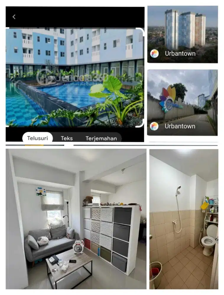 Dijual Cepat Apartment Urbantown Serpong Studio Luxury