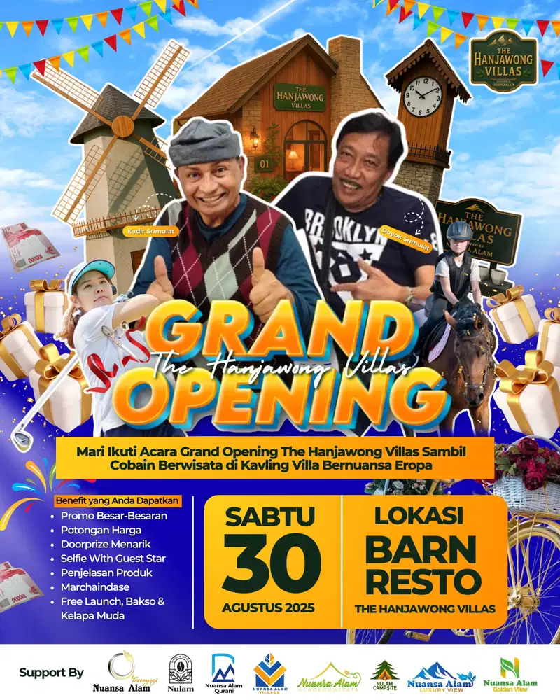 Hadirilah Gren opening di the hanjawong villas