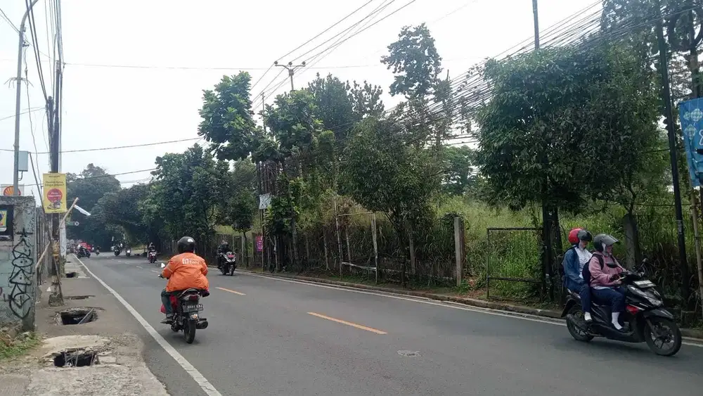 Tanah pinggir jalan sawangan shilla