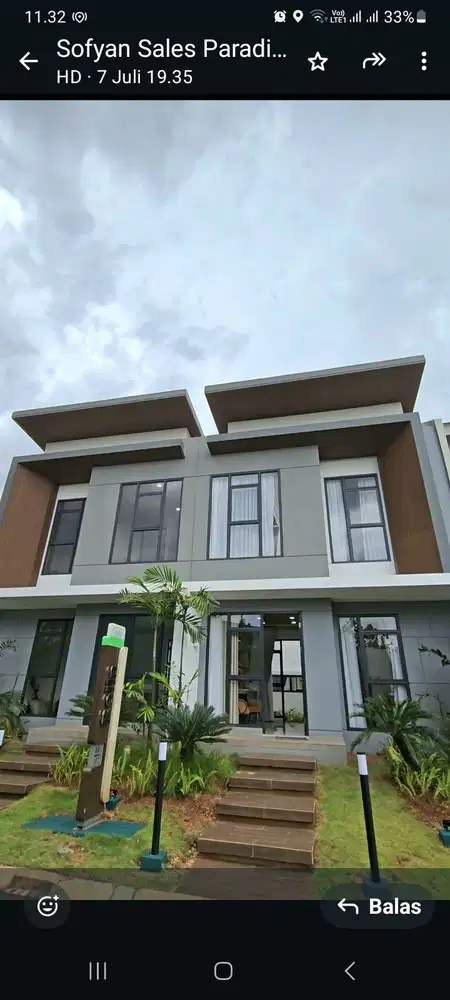 Rumah 2 lt konsep resort terdekat ke jaksel