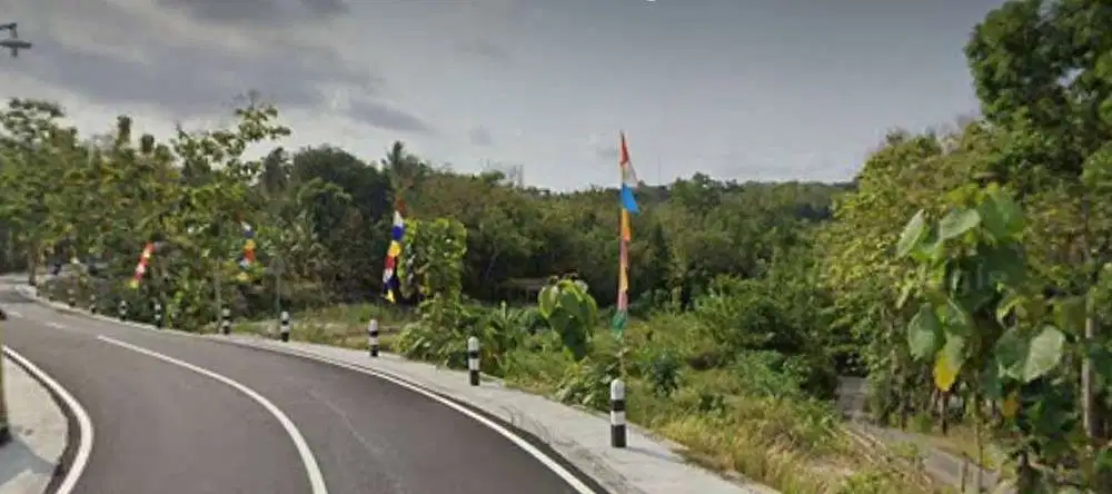 Tanah murah,pinggir jalan raya.kontur dibawah jalan dan datar
