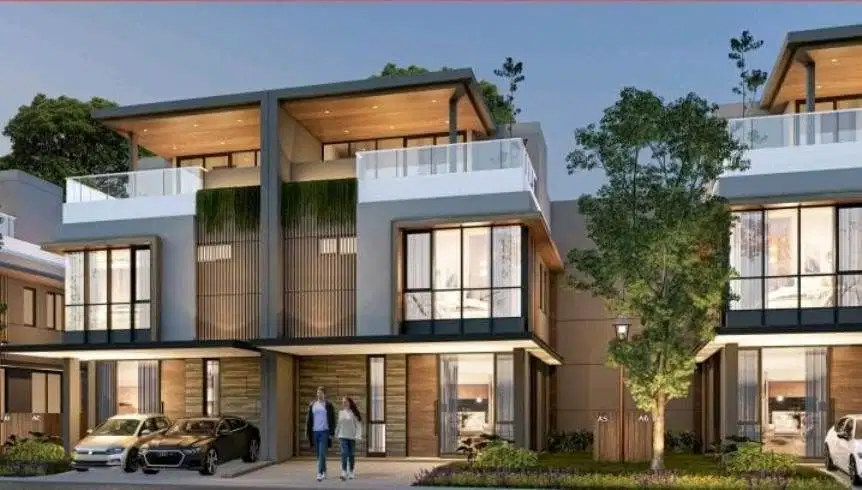 Jual Rumah Premium 3 Lantai Dlm Cluster di Cireundeu Tangerang Selatan