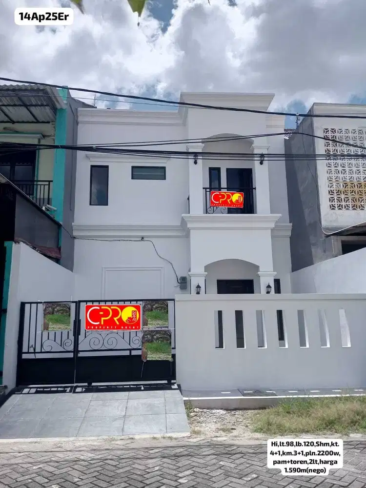 Rumah Gagah Lokasi Area Depan Harapan Indah 100% Bangunan Baru 13505ER