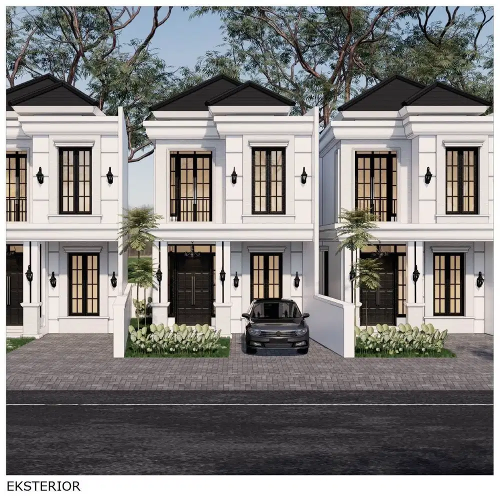 SIAP AKAD Rumah 2 Lantai American Style Klasik di Sukmajaya Depok