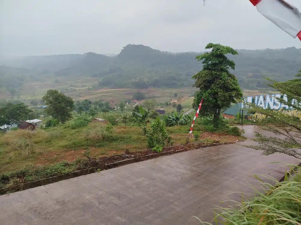 Tanah murah eksklusif legalitas SHM View pegunungan dan persawahan