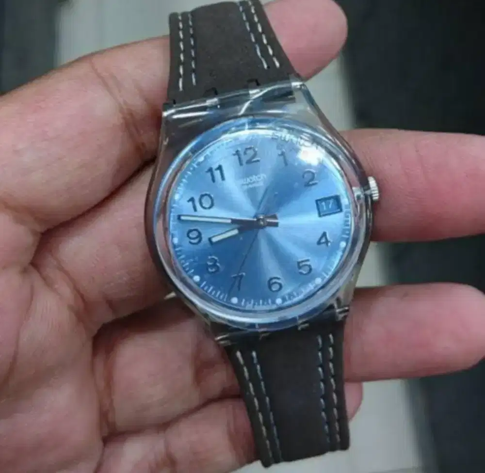 Jam Swatch blue choco murce