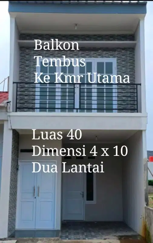 Rumah Super Murah Dua Lantai. bs KPR. Pribadi