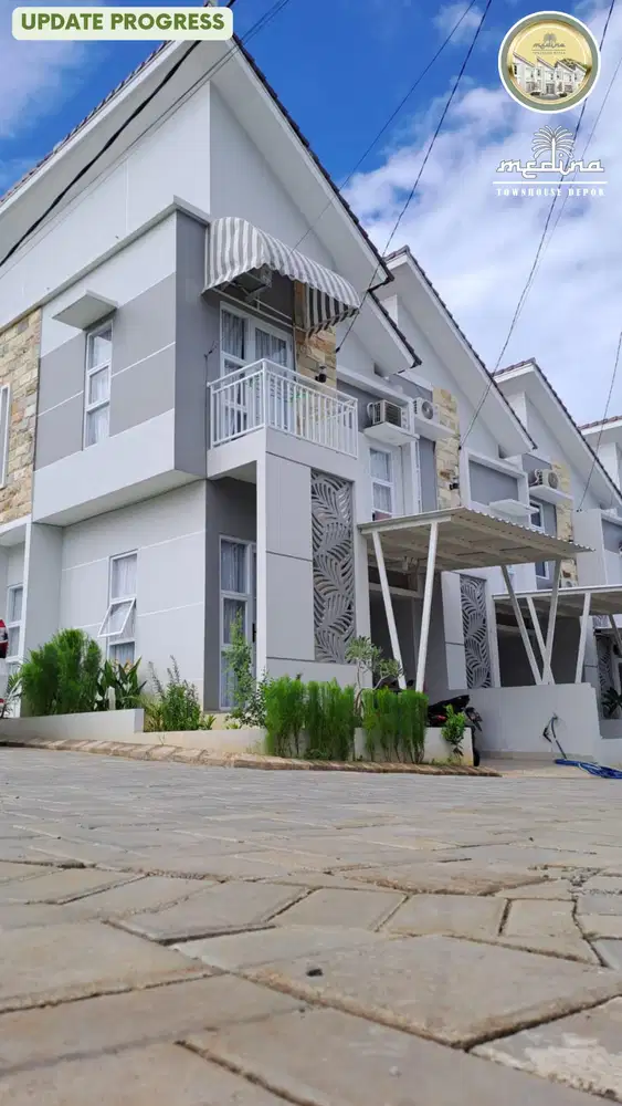Townhouse Medina Depok Skema Syariah Termurah 2 Lantai SHM IMB Ready