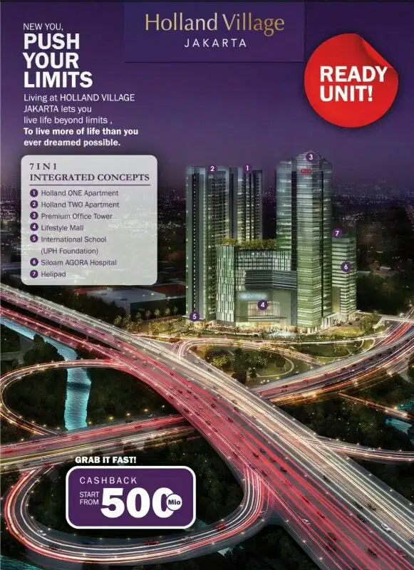 Apartemen Holland Village Siap Huni Harga Terjangkau