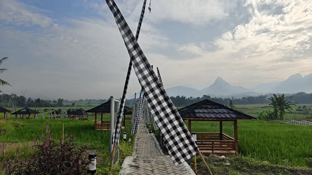 Kavling sawah produktif dan estetik di Bogor Timur Include SHM