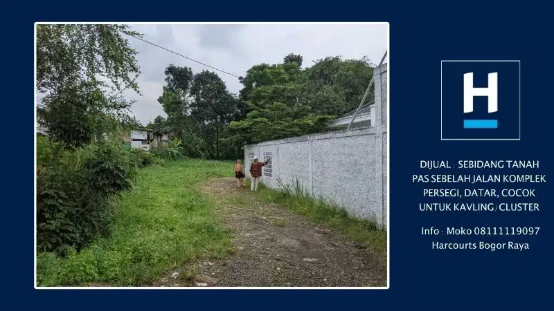 SEBIDANG TANAH , COCOK UTK DIBUAT CLUSTER/KAVLING