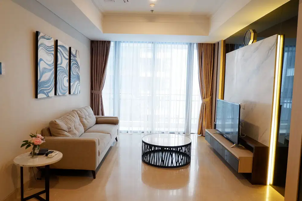 Apartemen 3BR Casa Grande Apartment Full Furnished Low Floor