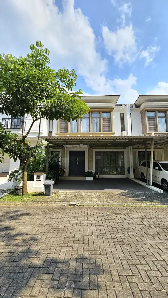 RUMAH STRATEGIS SEMI FURNISHED CLUSTER LUXMORE GREENWICH PARK BSD
