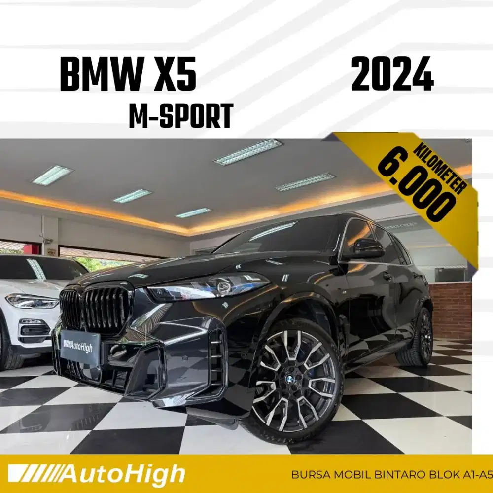 DP10% [Km6.000] X5 M-Sport 2024 Black Reg 2025 #AUTOHIGH