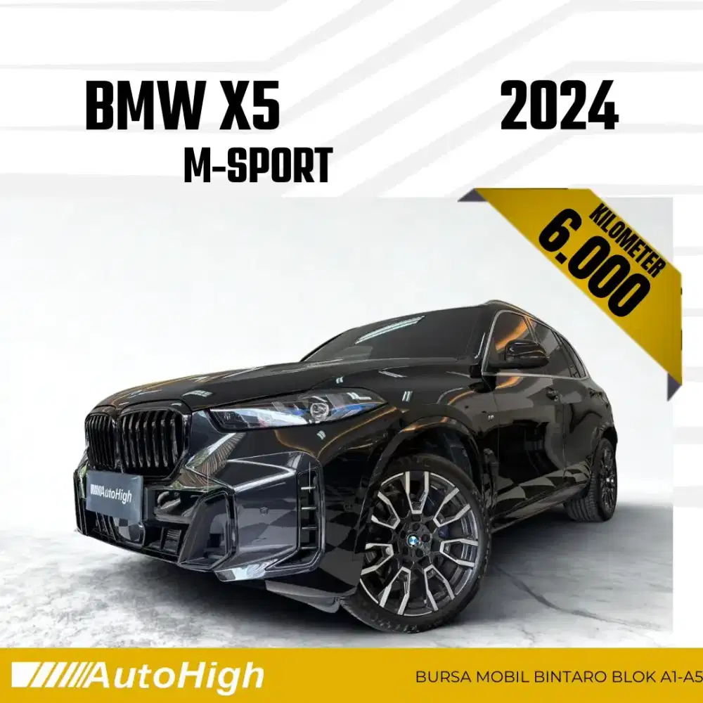 DP10% [Km6.000] X5 M-Sport 2024 Black Reg 2025 #AUTOHIGH