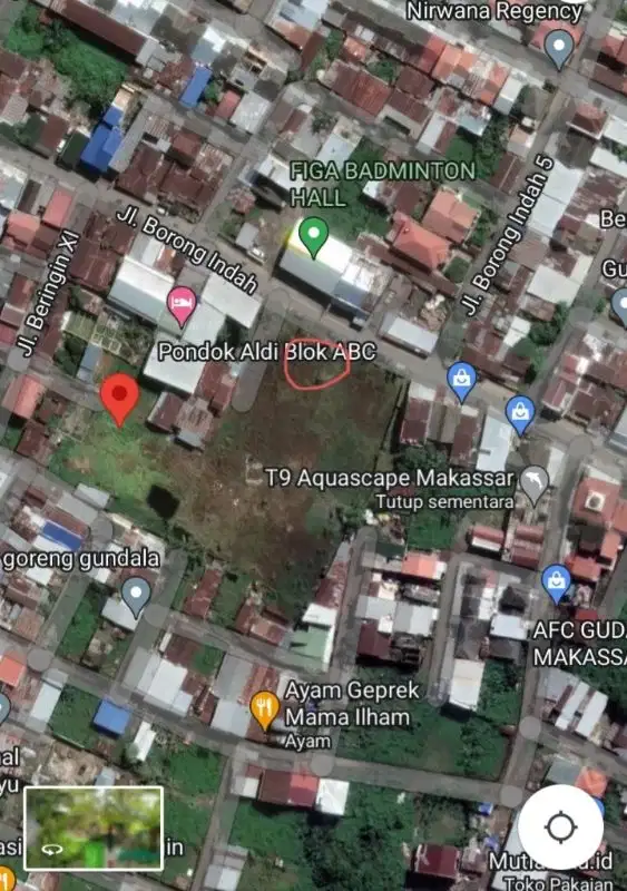 Dijual Lahan / Tanah Borong indah. Toddopuli