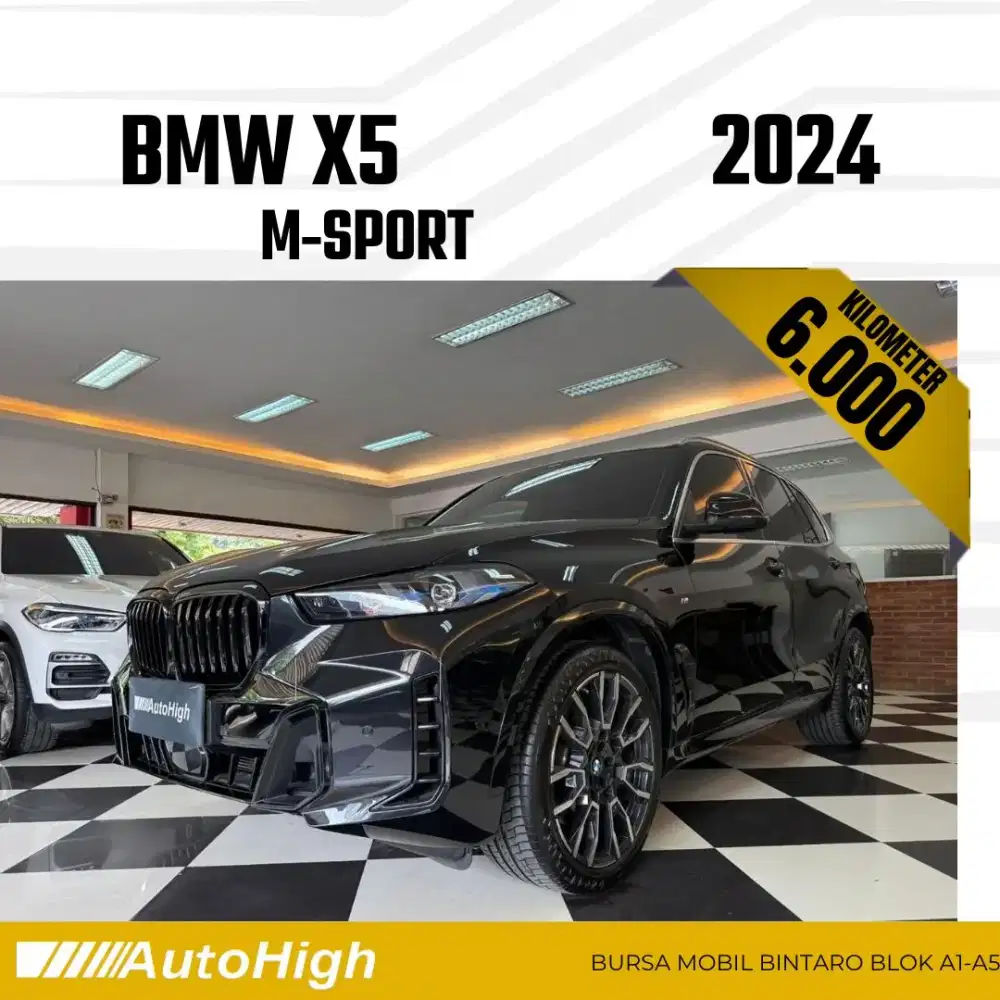 DP10% [Km6.000] X5 M-Sport 2024 Black Reg 2023 #AUTOHIGH