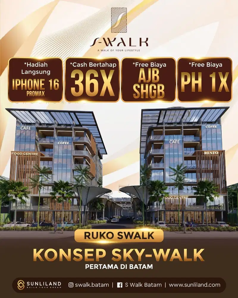 Dijual Ruko di Kota Batam Wilayah Strategis