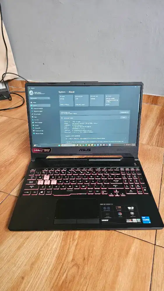 Asus TUF Gaming F15 FX506HC